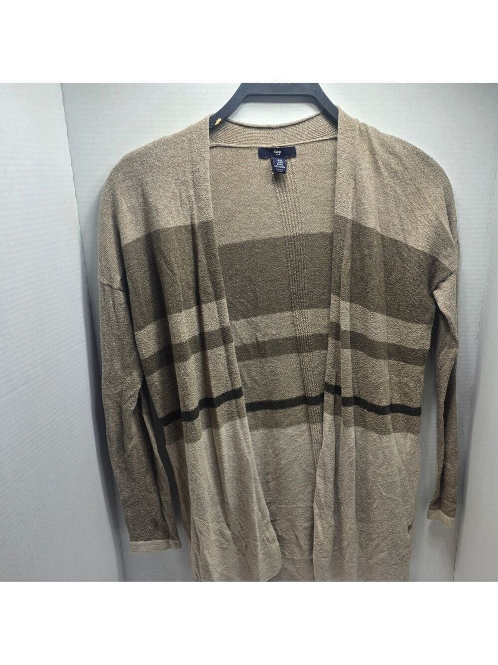 GAP Men's Beige and Olive Cardigan